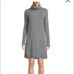 Cashmere Turtleneck Sweater Dress